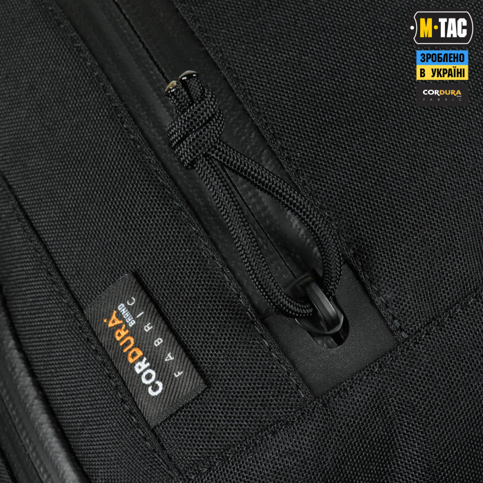 M-Tac сумка Sphaera Hardsling Bag Large з липучкою Elite Black