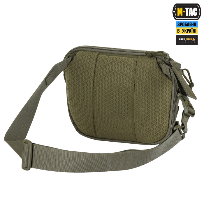 M-Tac сумка Sphaera Hardsling Bag Large з липучкою Elite Ranger Green