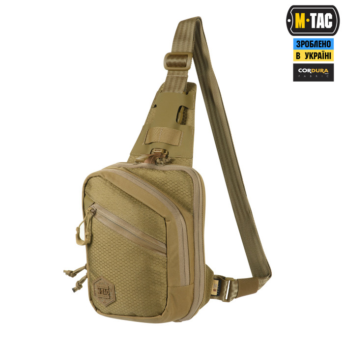 M-Tac сумка Sling Pistol Bag Elite Hex з липучкою Coyote