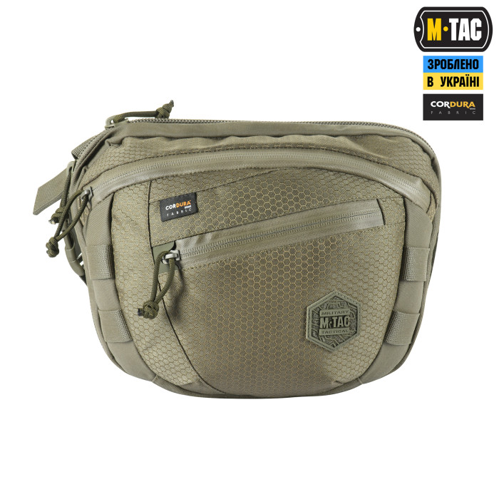 M-Tac сумка Sphaera Hex Hardsling Bag Large з липучкою Elite Ranger Green