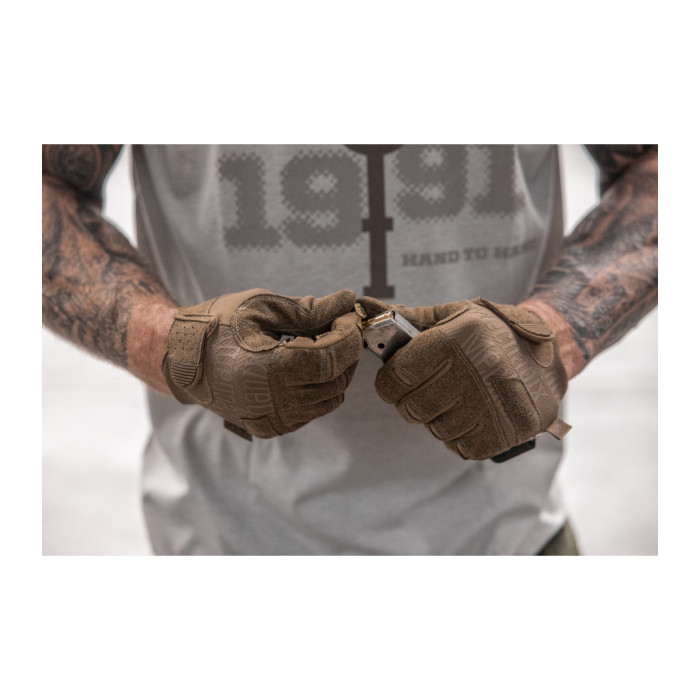 Рукавиці Mechanix Coyote S тактичні Precision Pro High-Dexterity Grip HDG-72