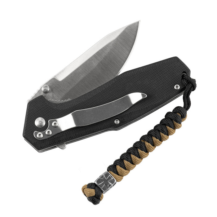 M-Tac темляк Scandinavian Воля Silver Black&Red