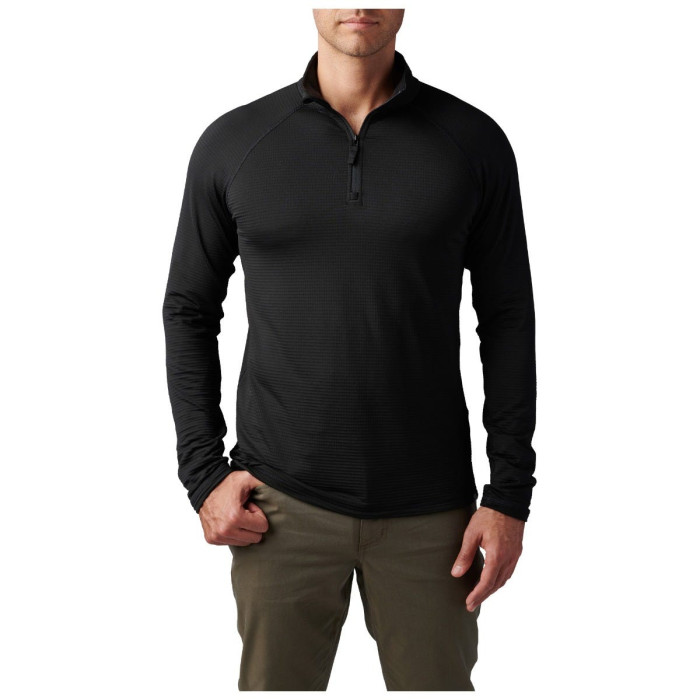 Термореглан Black 2XL 5.11 Stratos 1/4 Zip 72235-019