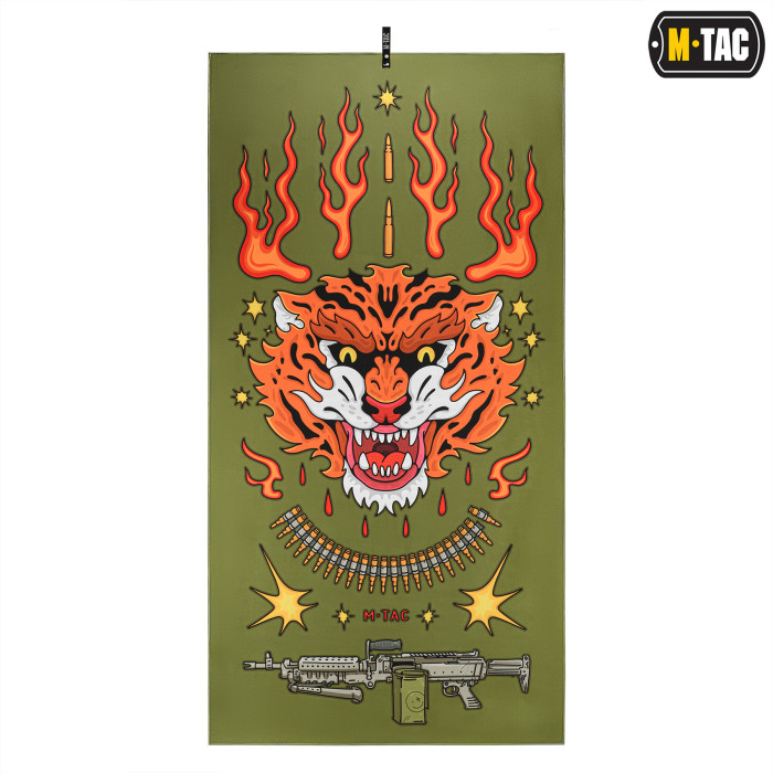M-Tac рушник мікрофібра Tiger 150х75 tiger stripes