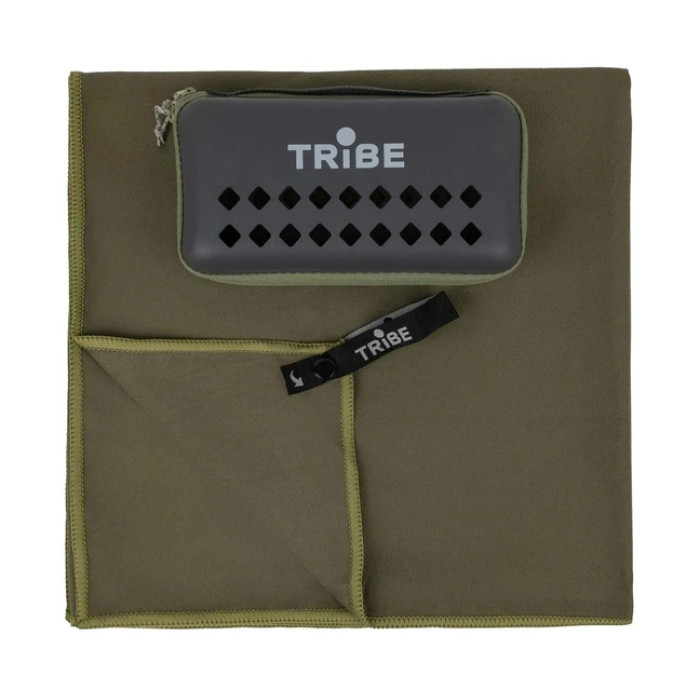 Рушник TRIBE Army Green S з мікрофібри Pocket Towel 40x80 см T-LC-0001