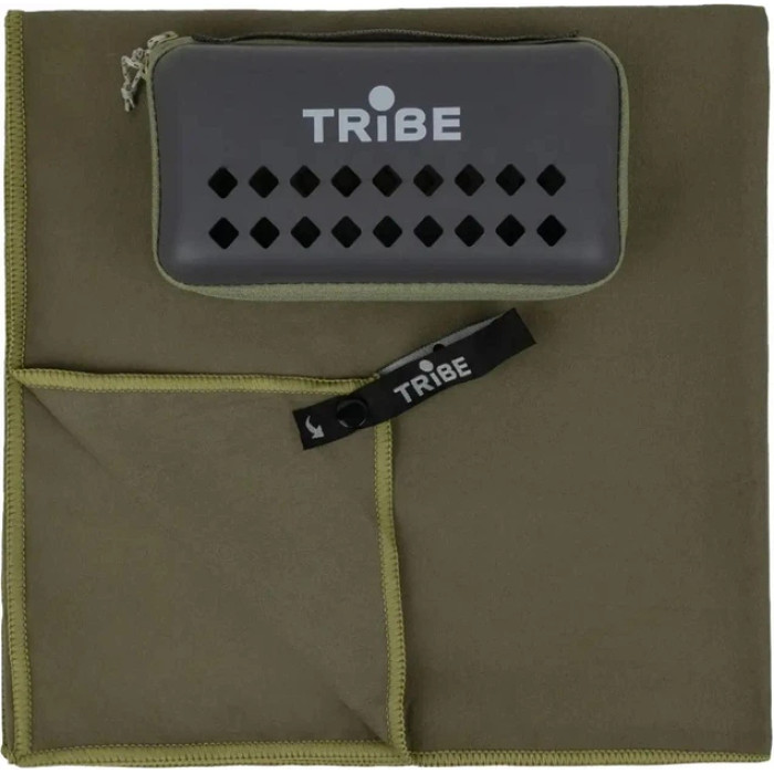 Рушник TRIBE Army Green L з мікрофібри Pocket Towel 60x120 см T-LC-0001