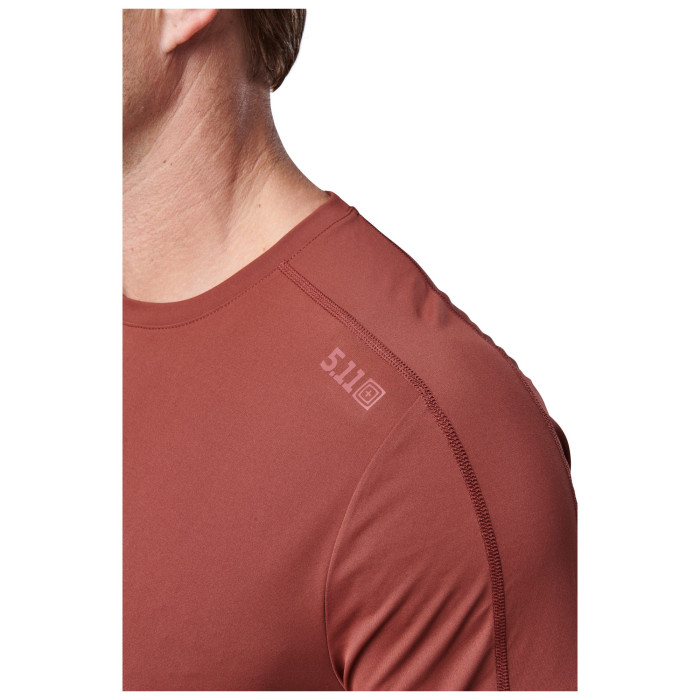 Футболка Black L 5.11 тактична потовідвідна Tactical No Mercy PT-R Short Sleeve Top  82133-1112