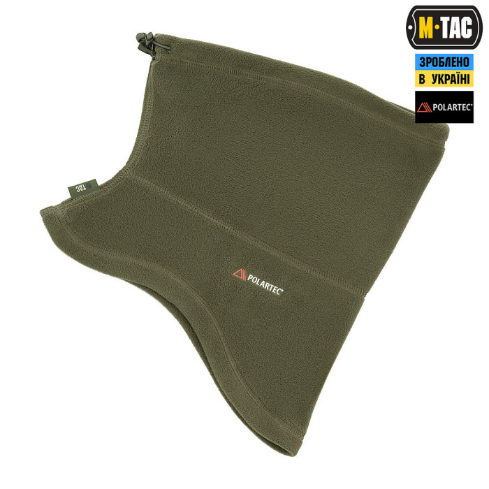 M-Tac шарф-труба анатомічний з затяжкою Polartec Army Olive L/XL