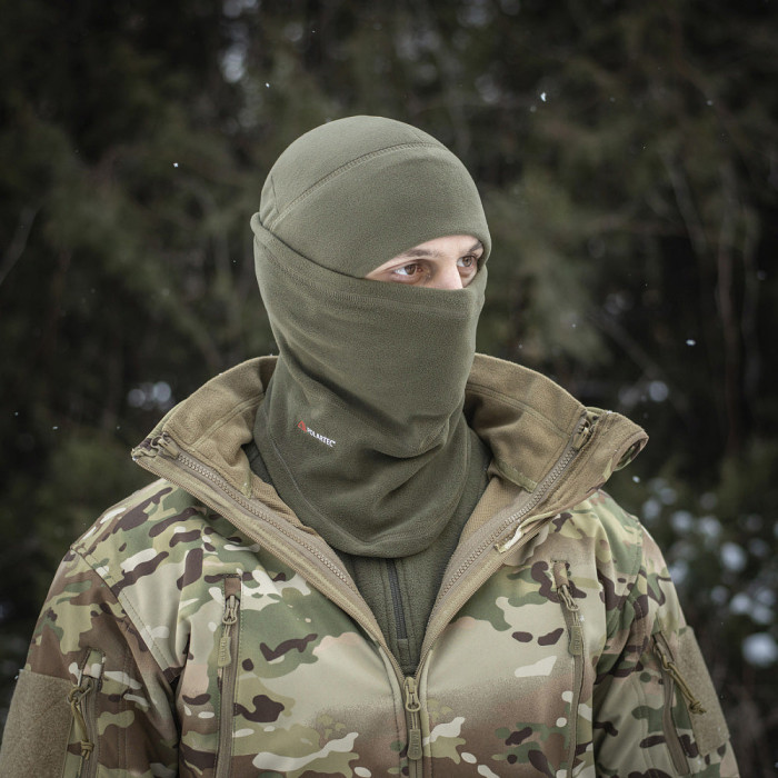 M-Tac шарф-труба анатомічний з затяжкою Polartec Army Olive L/XL