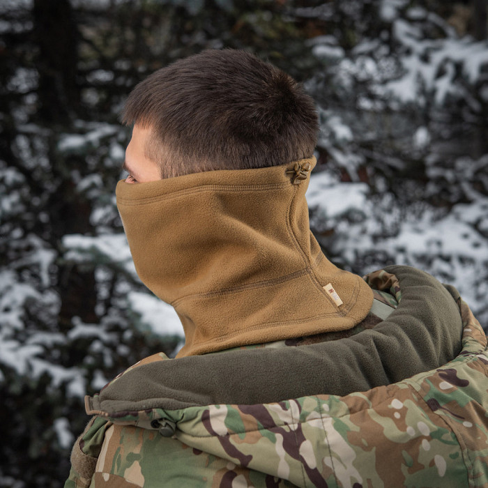 M-Tac шарф-труба анатомічний з затяжкою Elite фліс (320г/м2) Army Olive L/XL