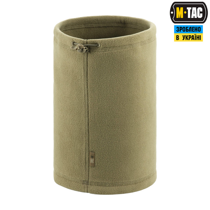 M-Tac шарф-труба Elite короткий з затяжкою фліс (320г/м2) Tan L/XL