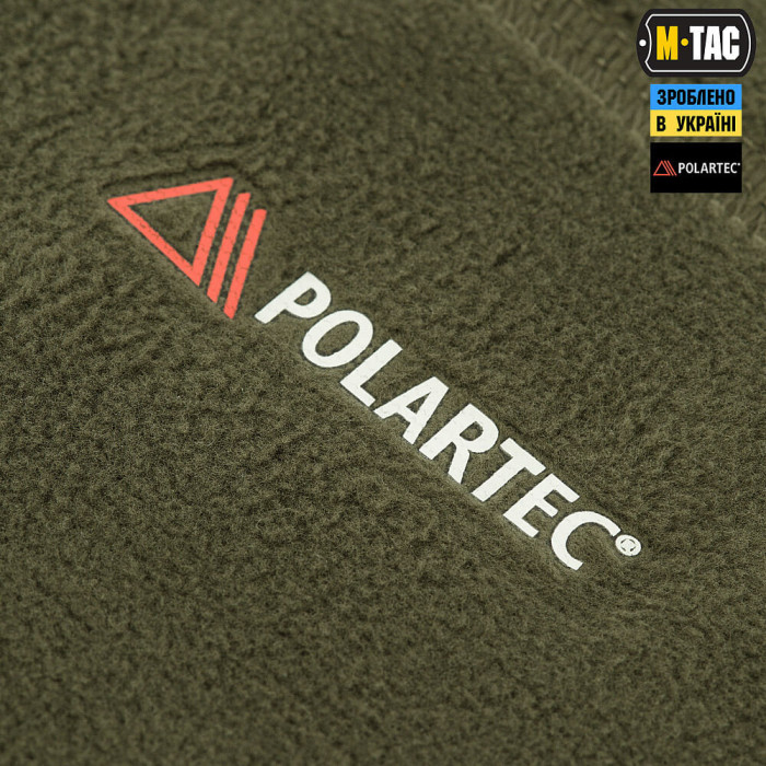 M-Tac шарф-труба анатомічний з затяжкою Polartec Army Olive L/XL