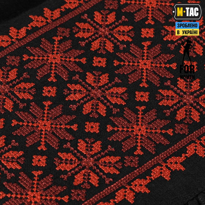 M-Tac вишиванка жіноча 100% льон тип 2 чорна M