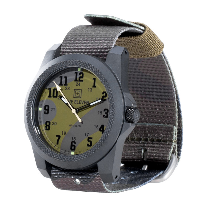Годинник 5.11 Black/Camouflage Tactical PATHFINDER Watch 56623-536