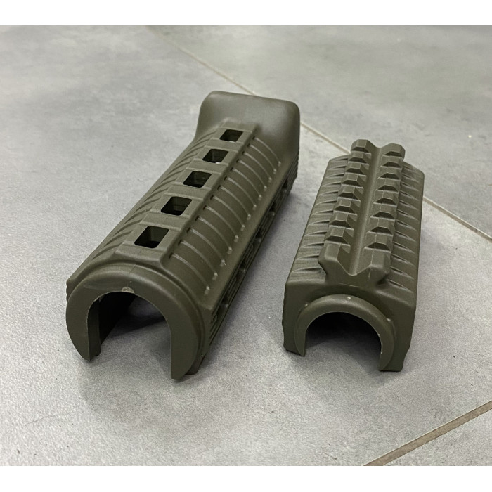 Цівка Tactical Olive на АК74-SU(DLG-122) M-LOK HANDGUARD Z3.5.23.029