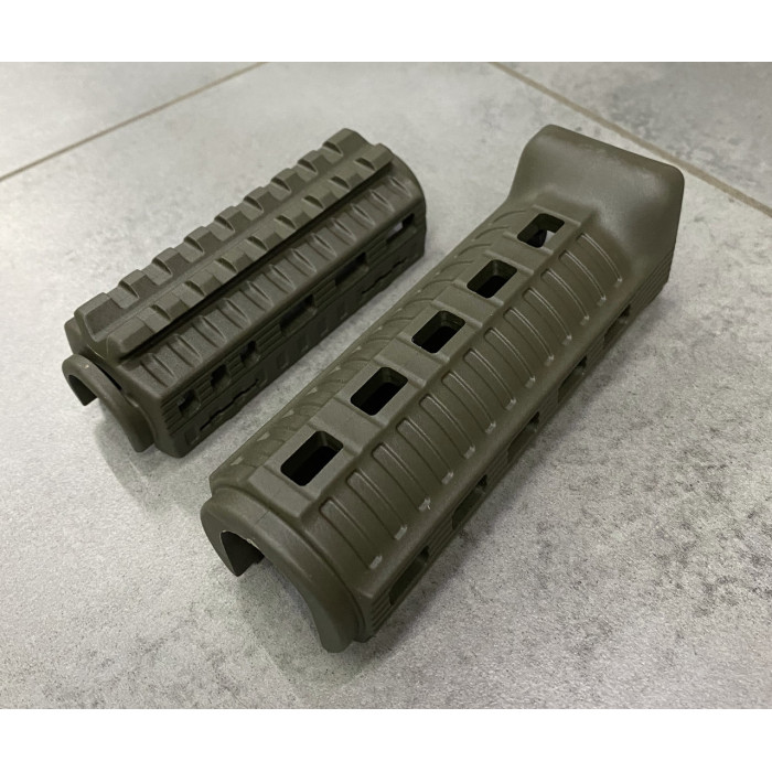 Цівка Tactical Olive на АК74-SU(DLG-122) M-LOK HANDGUARD Z3.5.23.029