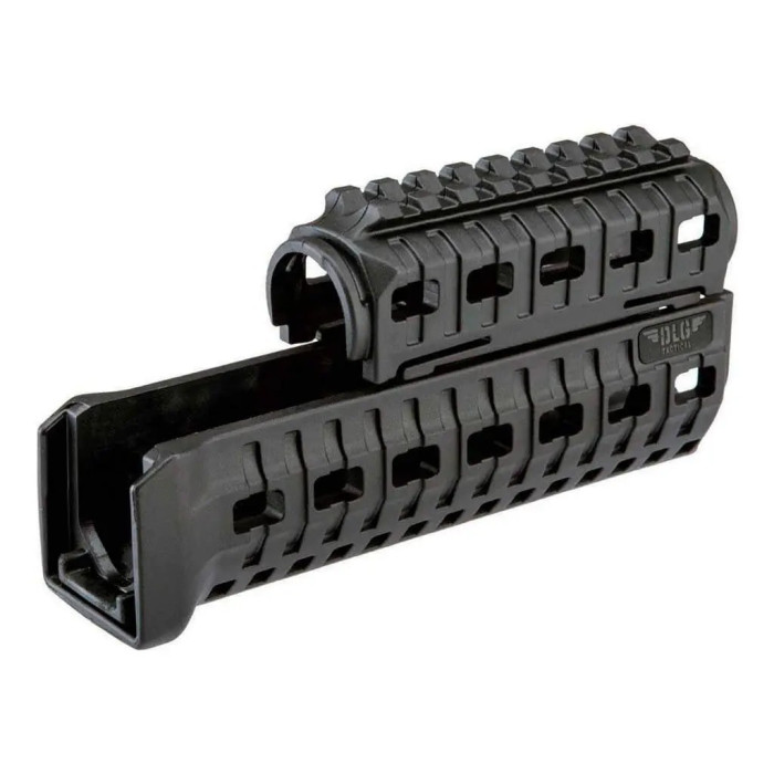 Цівка DLG TACTICAL Black DLG-099 AK47/74 Polymer M-LOK Hadguard with Bottom Picatinny Z3.5.23.008