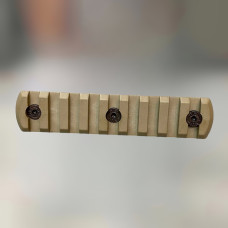 Планка DLG TACTICAL Coyote(Tan) Picatinny для кріплення на M-LOK 9 слотів (DLG-112) Z7.4.45.011