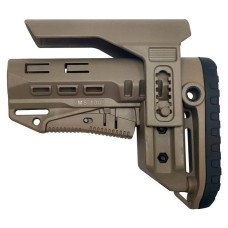 Приклад Tactical Coyote 4,5 см DLG TBS  with PCP (DLG-087\052) з вис підщічником антабка на 2 стор  