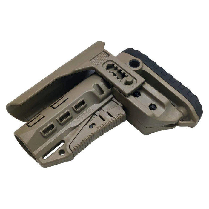 Приклад Tactical Coyote 4,5 см DLG TBS  with PCP (DLG-087\052) з вис підщічником антабка на 2 стор  